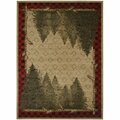 Sleep Ez 7 ft. 10 in. x 9 ft. 10 in. American Destination Forest Antique Area Rug SL3082663